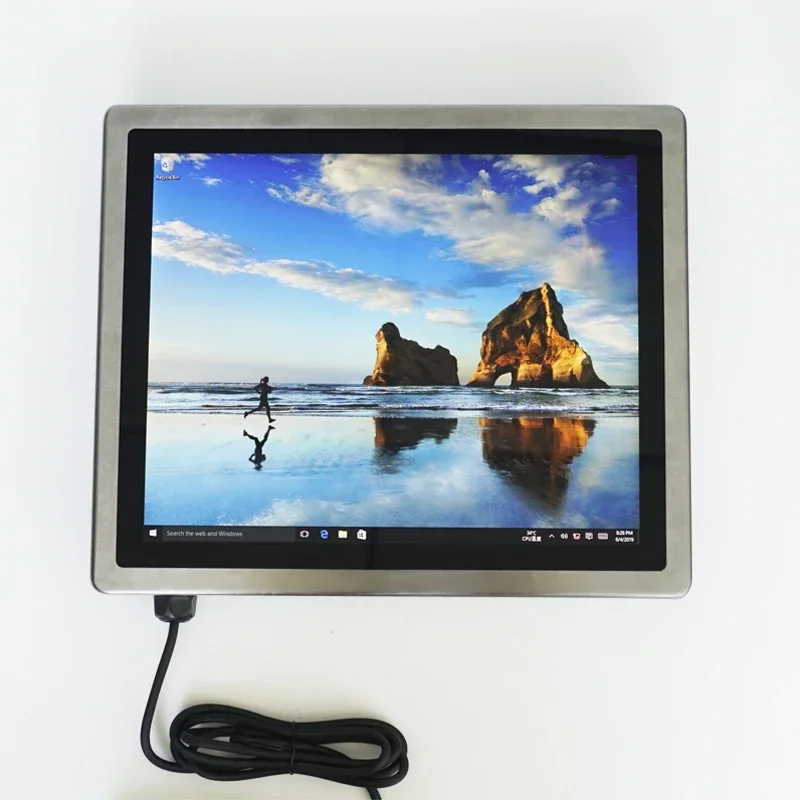 15 inch Full IP65 sealed stainless steel 304 case touch screen panel pc with flat panel design