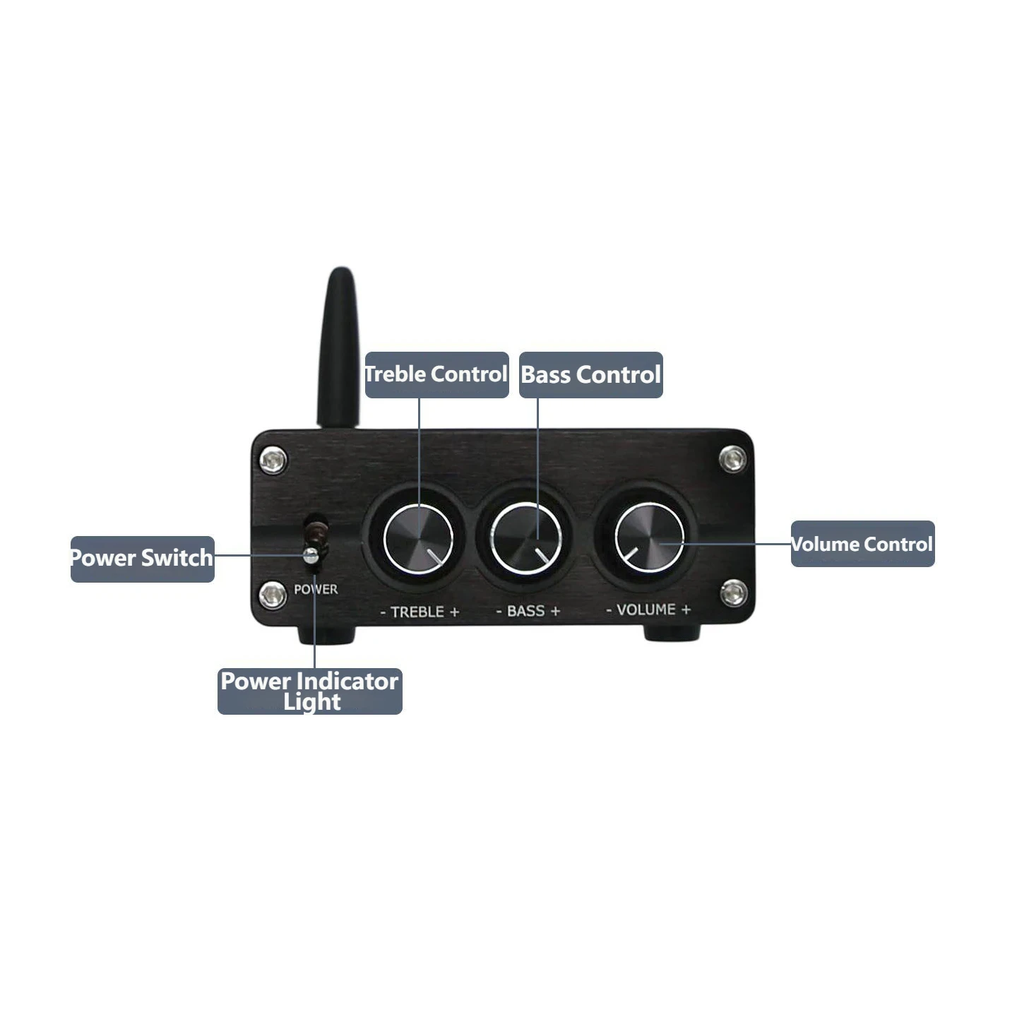 YJCO TPA3116 Mini Power Amplifier Bluetooth 5.0 HiFi Stereo Digital Class D 2.0 Channel 50W+50W NE5532 Operational Amp D50B