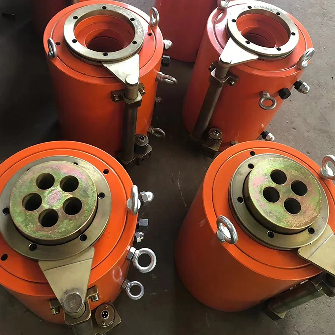 

Low Price 40- 1000 Ton Prestressed Post Tension Hydraulic Stressing Jack For Bridge