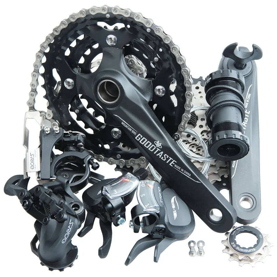 DIY S-Ride 30 Speeds Transmission Kit 10 Speed 33 Mountain Bike M6000 Accessories Rear Dial M610 Tooth Plate Bicycle Derailleur