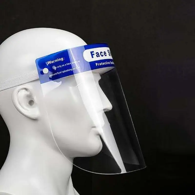 5 pezzi protettiva trasparente anti-appannamento anti-sputare visiera antipolvere maschera copertura integrale scudo bambino