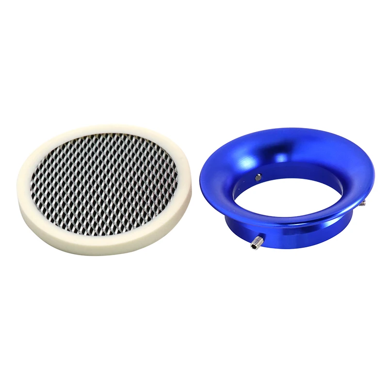 ZSDTRP Motorcycle Carburetor 55mm Air Filter Cup Velocity Stack Wind Horn Funnel with Net