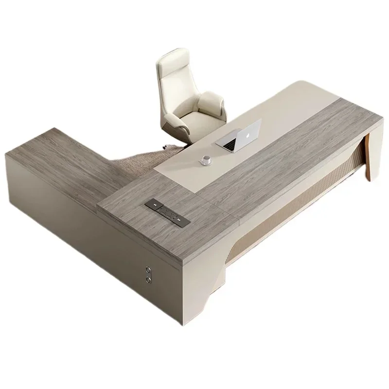 Picture 7: Reception Computer Office Desk Corner Modern Conference Gaming Computer Table Study School Executive Tavolo Trendy Furniture