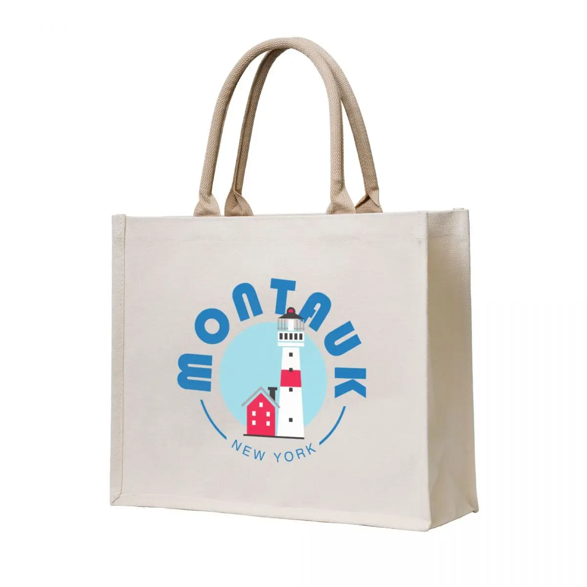 

Montauk - New York Tote Bag shoping bag shopper bag women custom fabric