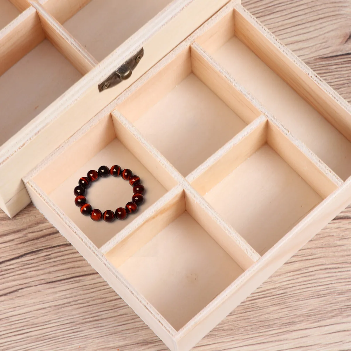 

'S Painted Clay Jewelry Box Premium Wooden Dresser Double Mirror Smooth Surface Handmade Jewelry Box Organizer Display