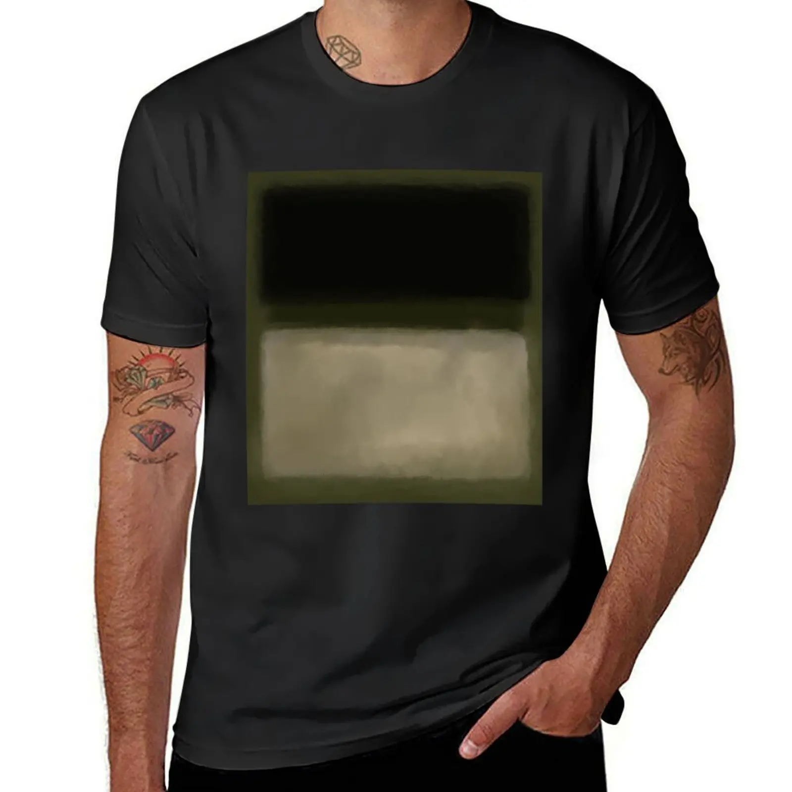 

Rothko Inspired #5 T-Shirt plus sizes customizeds tees oversized men workout shirt