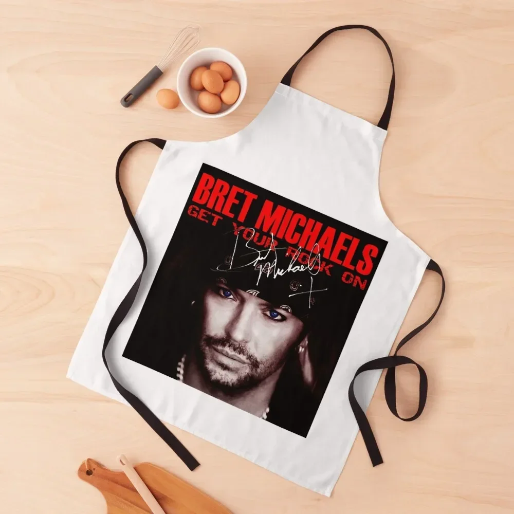 

For Men Women Bret Male Singer Michaels Awesome For Music Fan Apron kitchen item waiter Apron