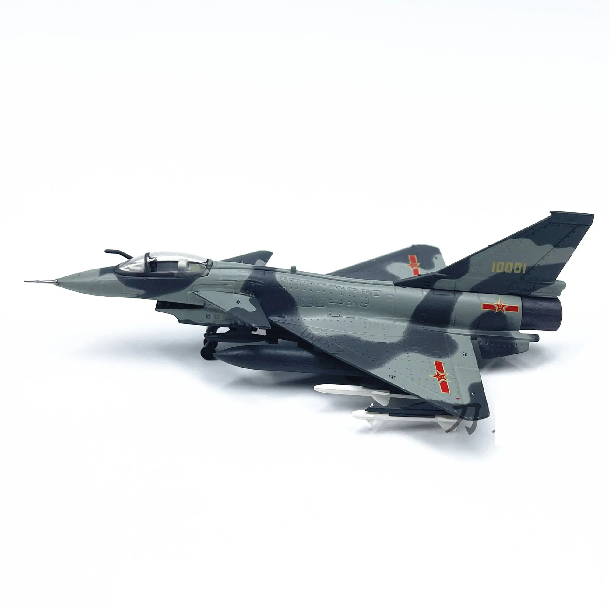 1:144 Chinese J-10 Fighter J10 Aircraft Model Alloy Die Cast Militarized Combat Aircraft Finished Product Static Collection Gift