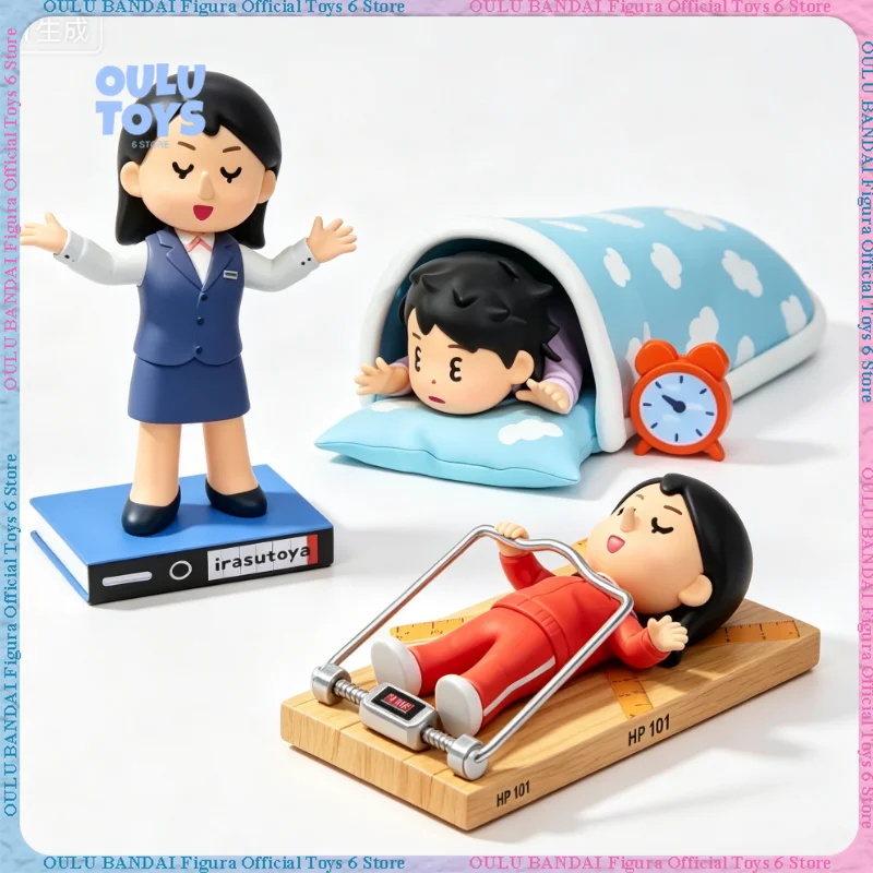 

Genuine Illustration Little Figure Life Turn Me Into Mini Bento Series Blind Box Articulated Action Figure Desktop Ornament Cute