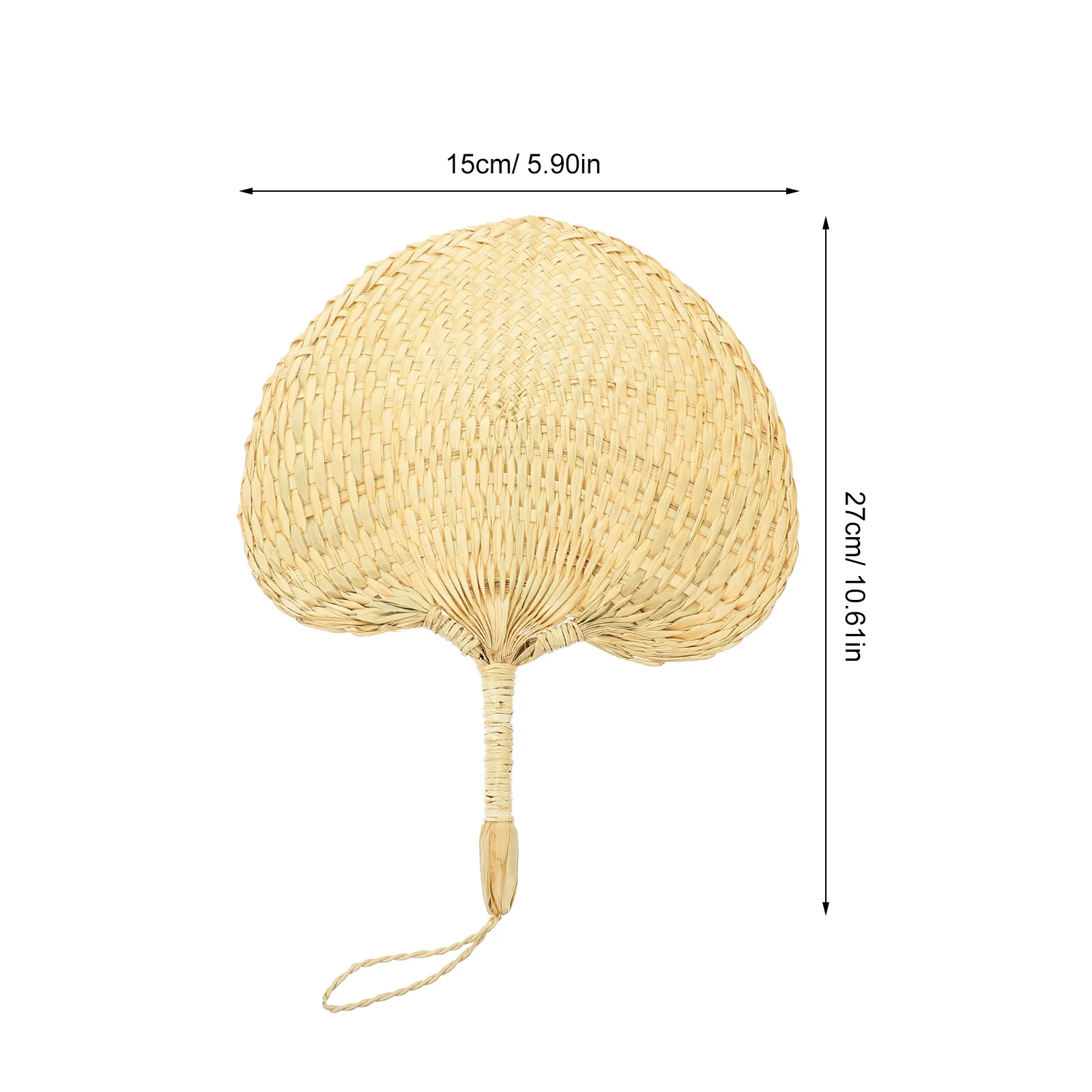 

Bamboo Woven Hand Fan Chinese Style Lightweight Handheld Summer Cooling Fan Decorative Wall Art Bamboo Weaving Fans
