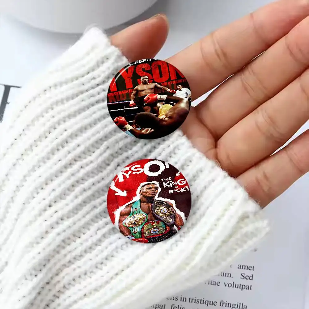 M-Muhammad Ali M-Motivational صفيح لينة زر دبوس بروش شارة معدنية مخصصة مجوهرات اكسسوارات قبعة حقيبة التلبيب