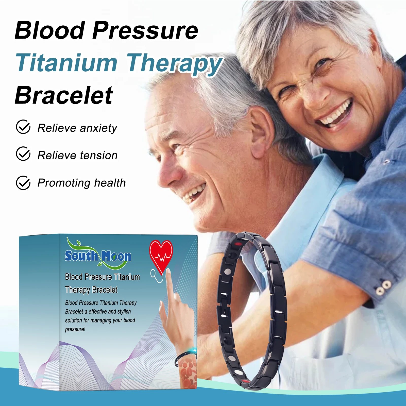 

Браслет-регулятор уровня сахара в крови, контроль диабетиков, снижение артериального давления, снимает усталость, головная боль, браслет для баланса уровня глюкозы в крови