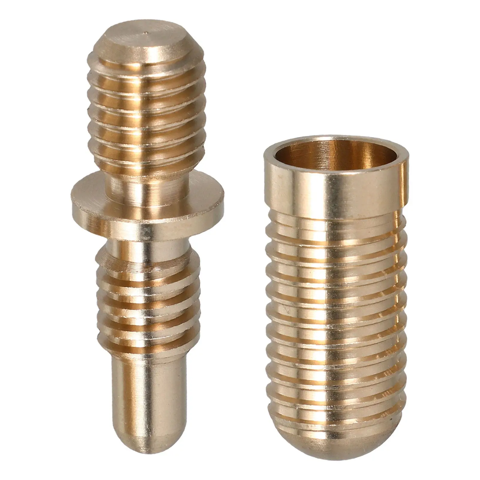 

1Set Billiard Cue Screw Extension Brass Connector Secure Fit Pool Cue Joint Accessories Snooker Pool Stick Extension Adapter