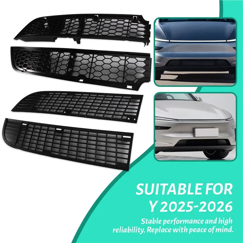 Air Conditioning Inlet Intake For Tesla Model Y 2025-2026 Juniper Lower Bumper Anti Insect Net Cabin Debris Filter Mesh