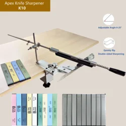 Sytools K10 Precise Knife Sharpeners adjusted angle 360 degree Flip additional sharpening stones