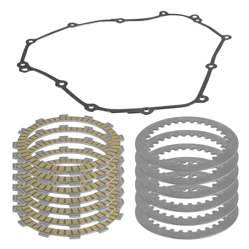 Matching of motorcycle clutch plate iron plate and gasket for Yamaha MTT690 MT07 MT-07 ABS Tracer XSR700 OEM:5TG-16321-00