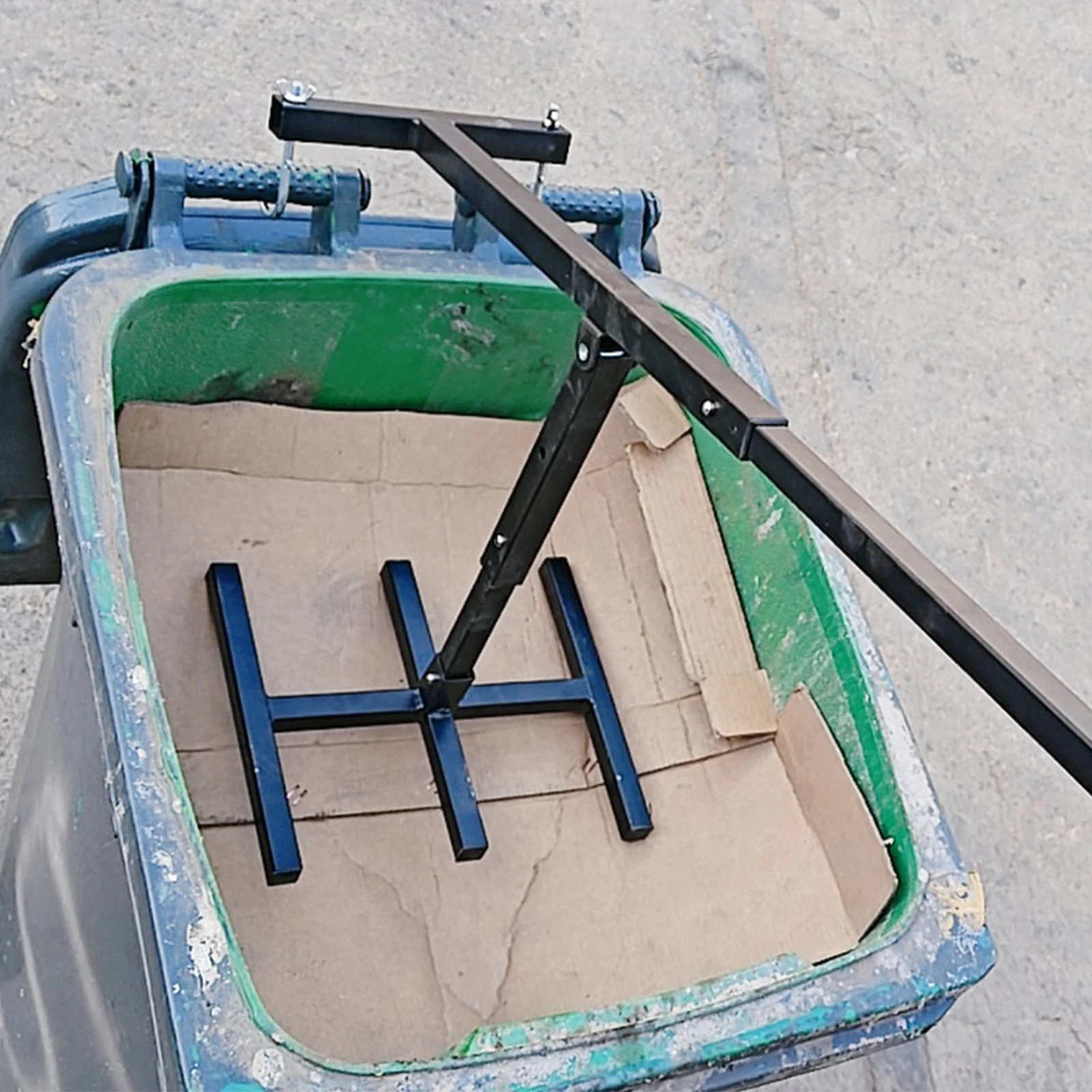 

Многофункциональный бытовой инструмент для уплотнения мусора, устойчивый к ржавчине, для контейнеров объемом 120-660 л