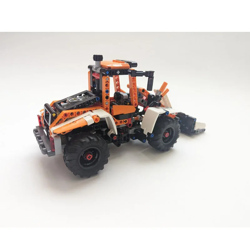 

MOC-122993Urban Farm Agricultural Front-Mounted Bulldozer Building Block Model, 542parts, Boys' and Children's Birthday Toy Gift