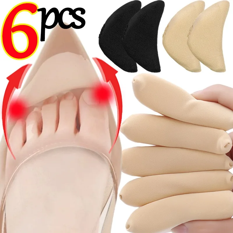 Sponge Forefoot Insert Pads Women Adjustment Reduce Shoe Size Pain Relief High Heel Filler Insoles Forefoot Toe Plug Cushion