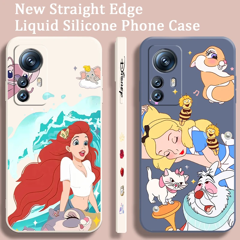 

Disney Princess Deluxe Liquid Left Rope For Xiaomi Mi 14 13T 13 12T 12 11T 11i 11 A3 10T 10 9 Pro Lite Ultra 5G TPU Phone Case