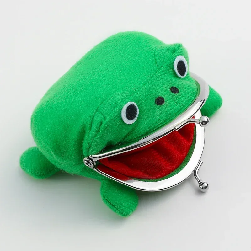 الجدة رائعتين أنيمي الضفدع المحفظة محفظة نسائية للعملات المعدنية مفتاح سلسلة لطيف أفخم الضفدع الكرتون تأثيري محفظة للنساء حقيبة الملحقات