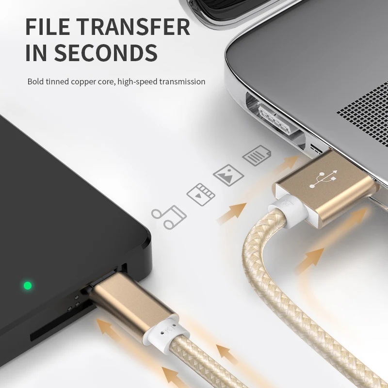 Мини-USB-кабель для быстрой зарядки и передачи данных