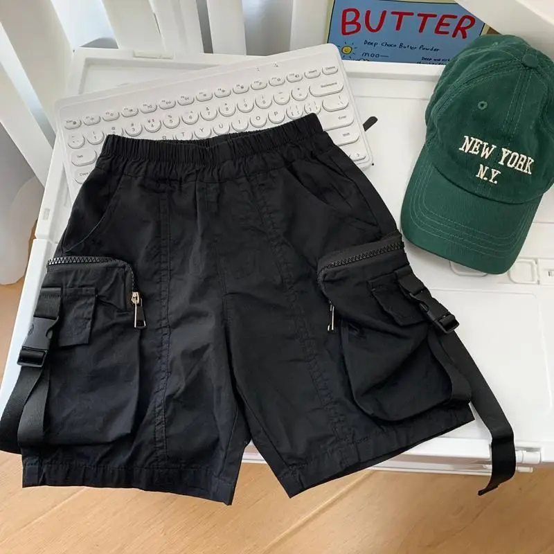 

Boys' Summer Thin Shorts Children's Handsome Korean Edition Casual Work Wear New Small and Medium sized Children's Pants