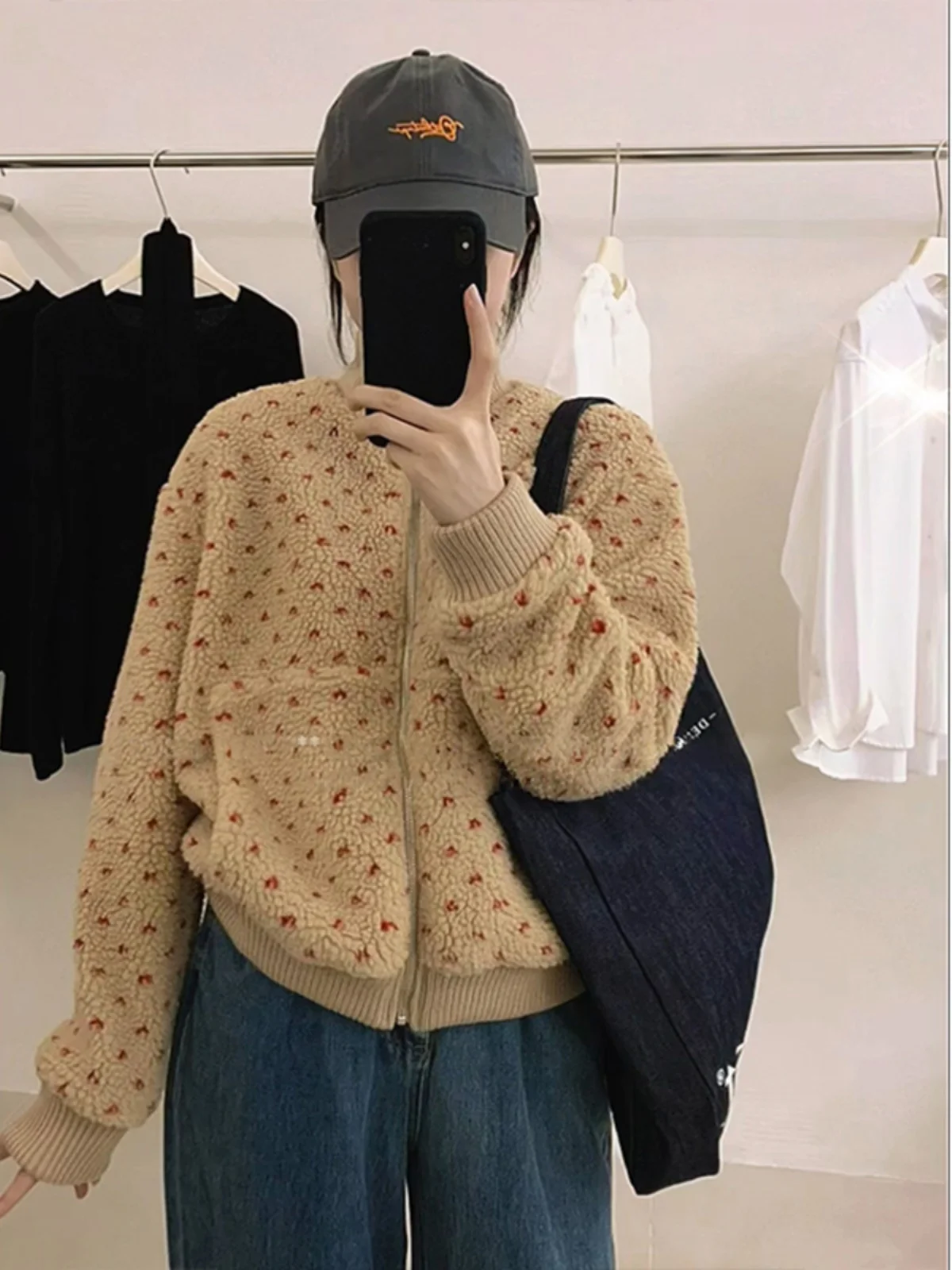 เสื้อขนแกะคอสูงสไตล์เกาหลีสำหรับผู้หญิง ฤดูหนาว รุ่นใหม่ อเนกประสงค์ อุ่น นุ่มฟู ทันสมัย เหมาะสำหรับใส่ไปทำงาน