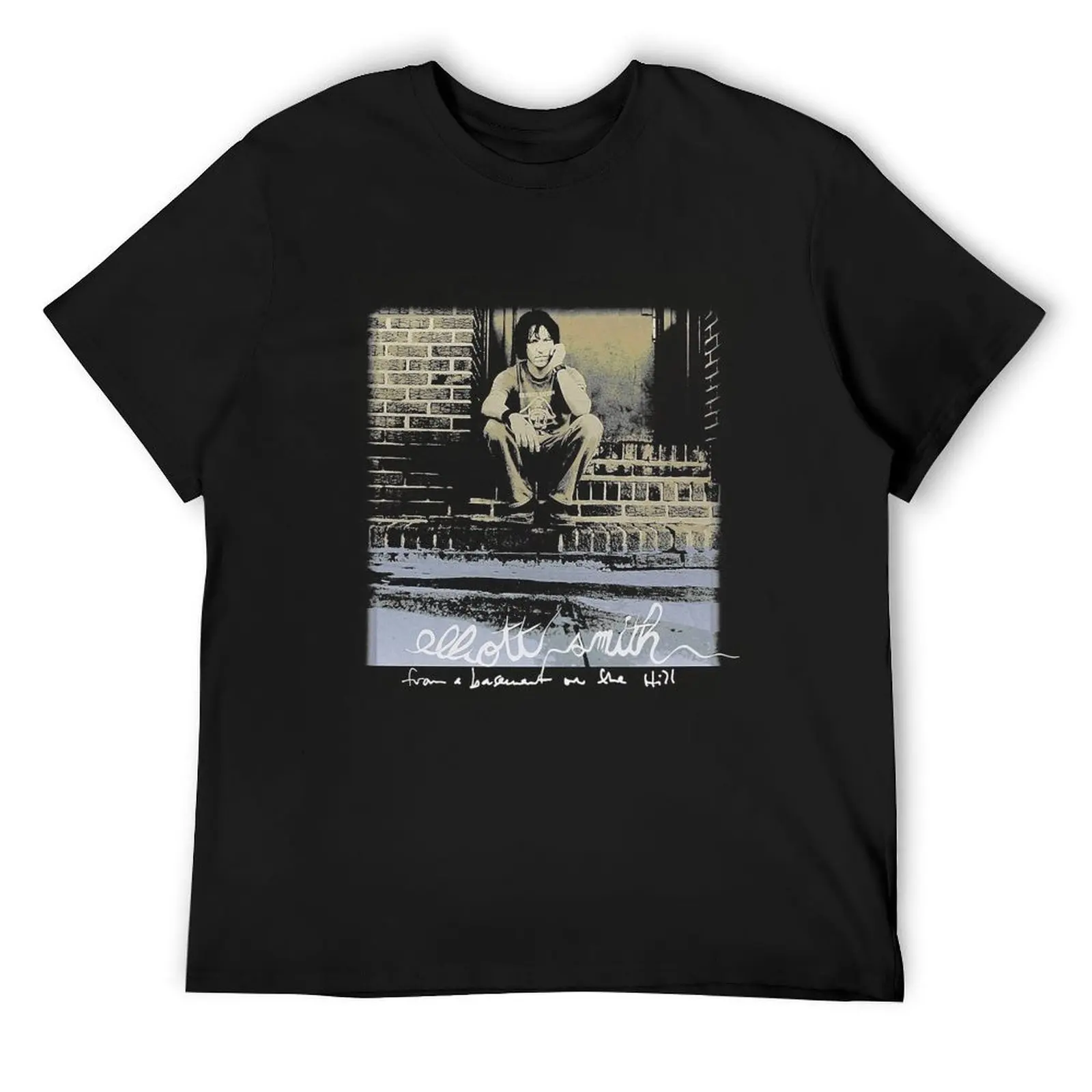 

Elliott Smith - From A Basement On The Hill T-Shirt Clothing funny meme t-shirts workout shirts for men