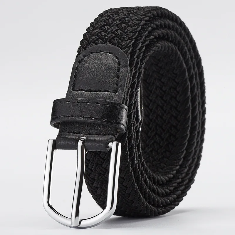 Modischer, elastischer, geflochtener Damengürtel im koreanischen Stil, robustes, geflochtenes Design, vielseitiger dekorativer Gürtel für Studenten, Unisex – Detail 8