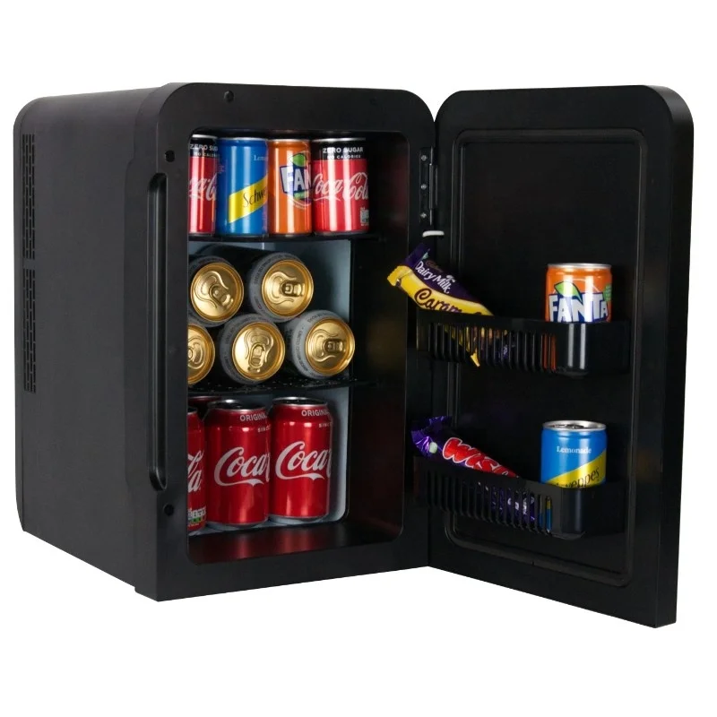 22L 12v 240v Temperature Control Cooler Box Car Fridge Black Mini Refrigerator UKCA CE ETL