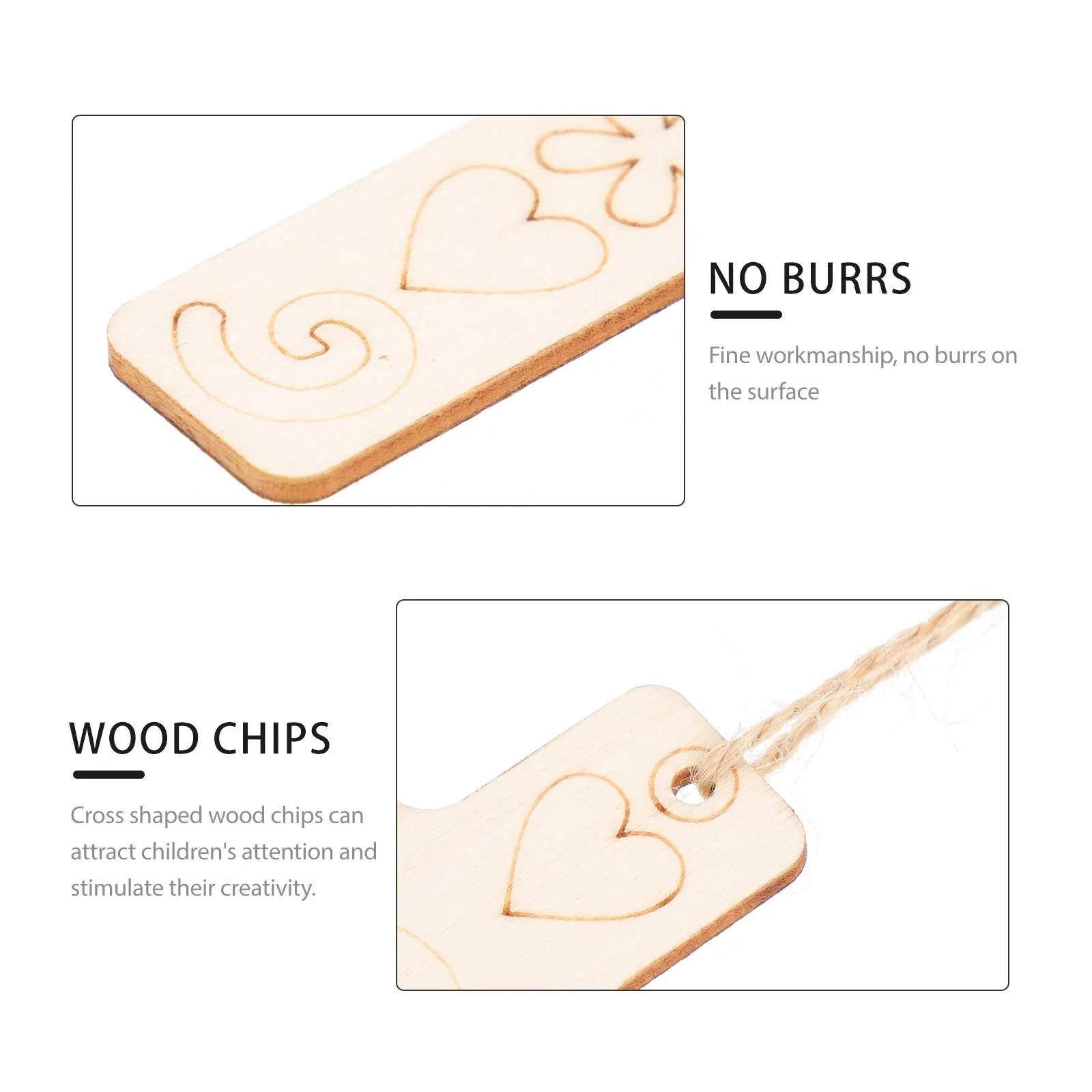 

50 set Diy Craft Wooden Slices Unfinished Natural Wood Pieces For Kids Hand-Painted Graffiti Wall Hanging Ornaments Party Decor