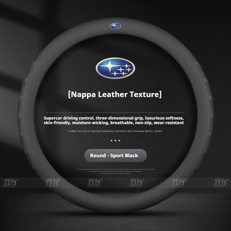 

Car Suede Carbon Fiber Leather Steering Wheel Cover For Subaru Outback Brz Wrx Xv Ascent Forester Impreza Legacy Accessories