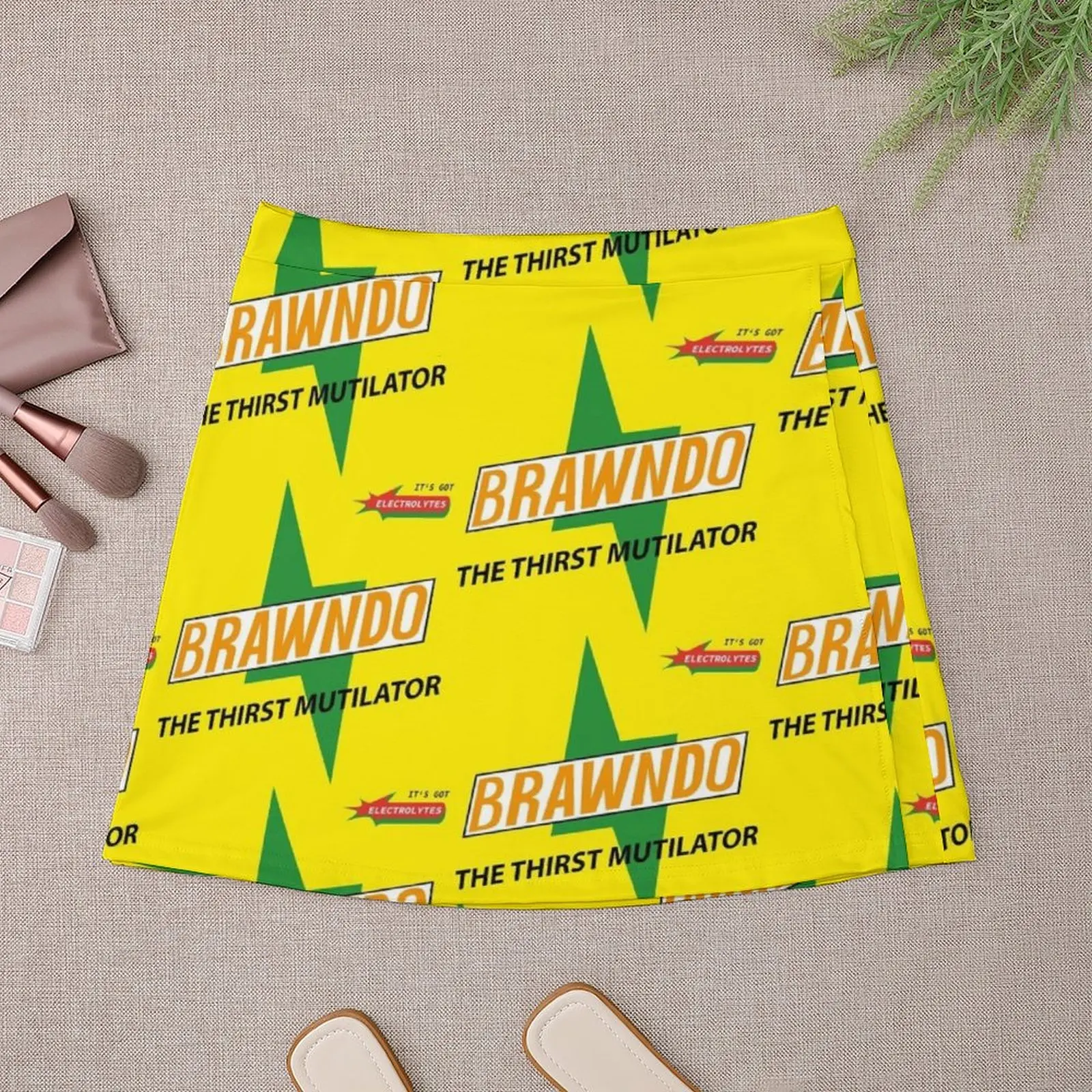 Brawndo - The Thirst Mutilator Mini Skirt korean luxury clothing Skirt shorts Mini Skirt