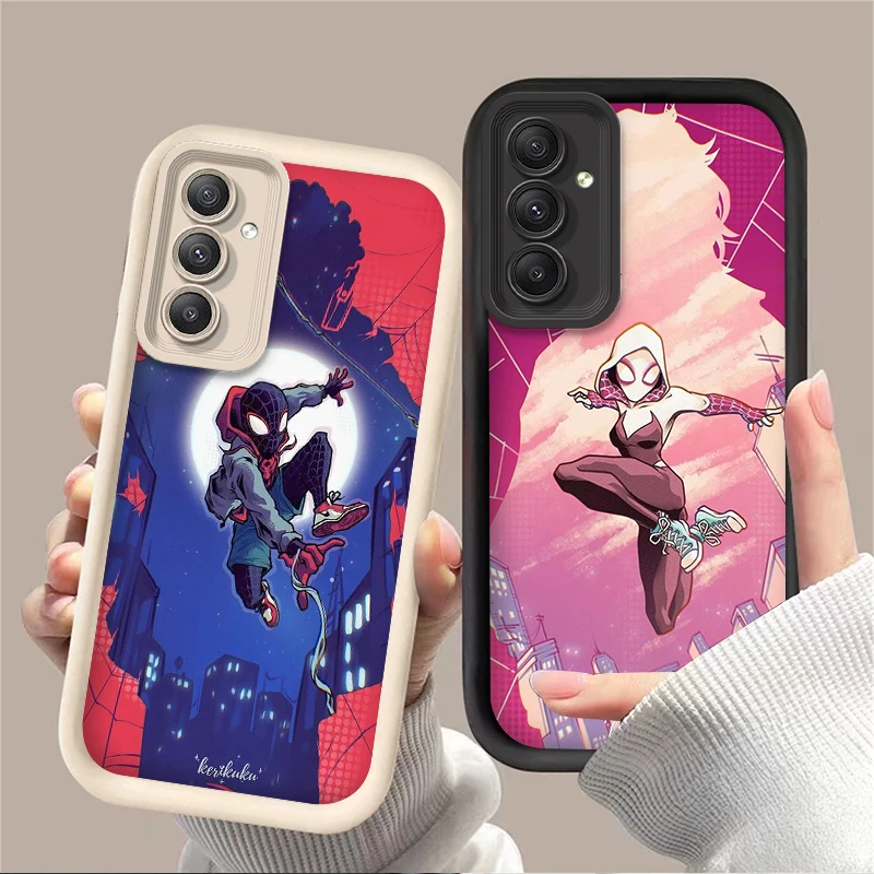 Marvel SpiderMan Phone Case for Samsung Galaxy A25 A35 A55 A13 A23 A12 A22 A32 A52 A52S A72 A24 A11 A15 A05 A05S Cover