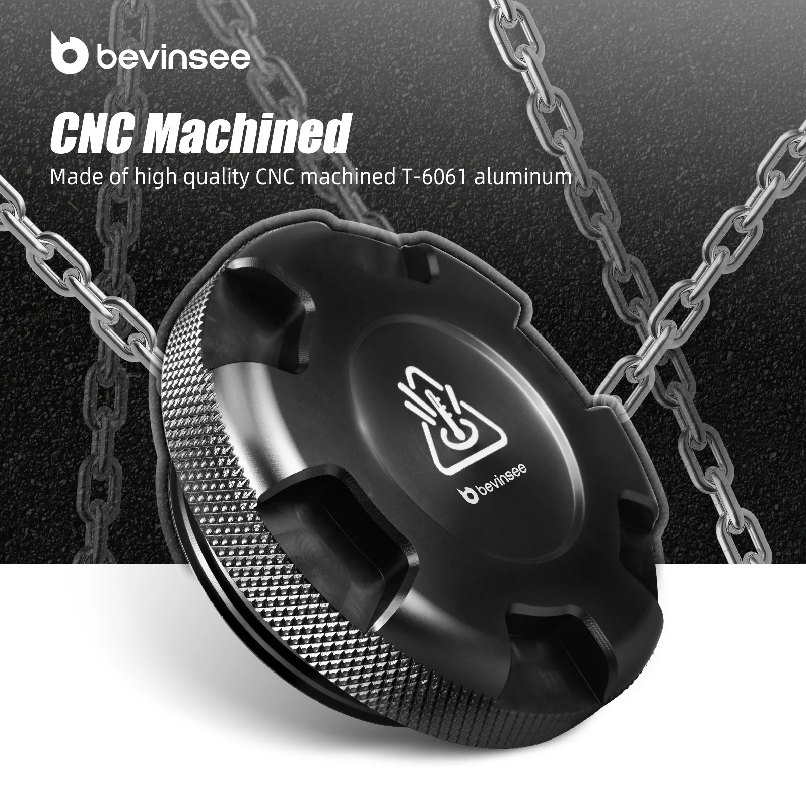 BEVINSEE Coolant Reservoir Cap for Audi A3 S3 RS3 TT Q2 Q3, for VW for Golf MK6 MK7 MK8 for Tiguan MK2 for Passat B8, for SEAT