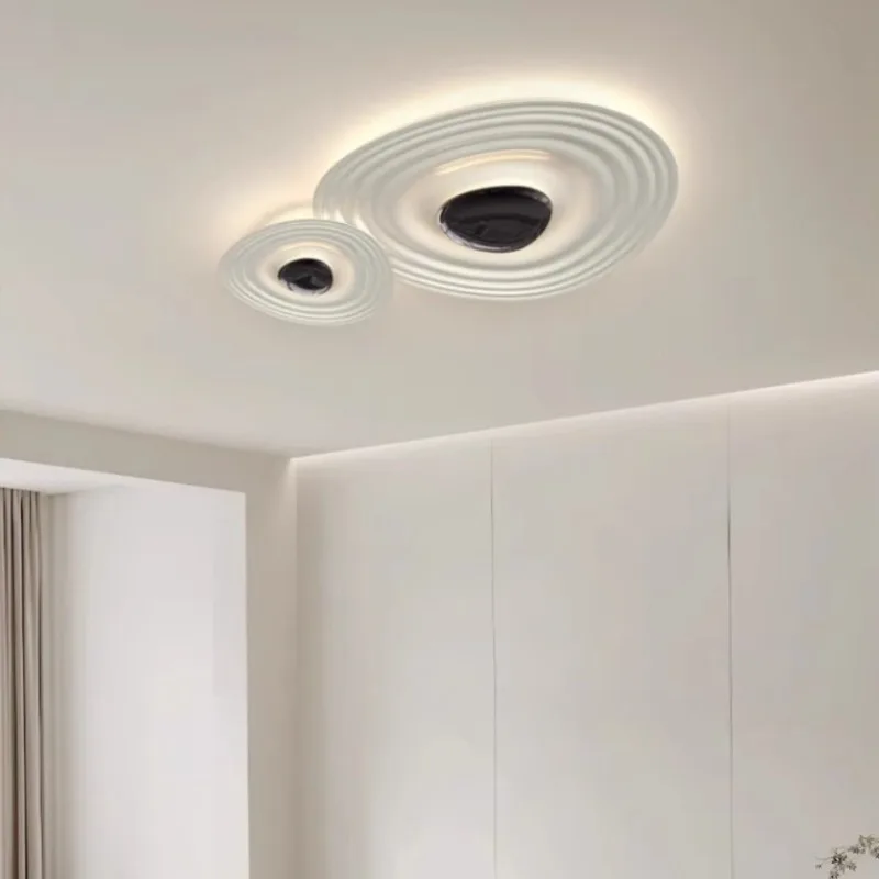 Postmodern Creative Resin Ceiling Lights Atmospheric Minimalist Lighting Fixture Kitchen Study Cafe Bedroom Clothing Store Decor
