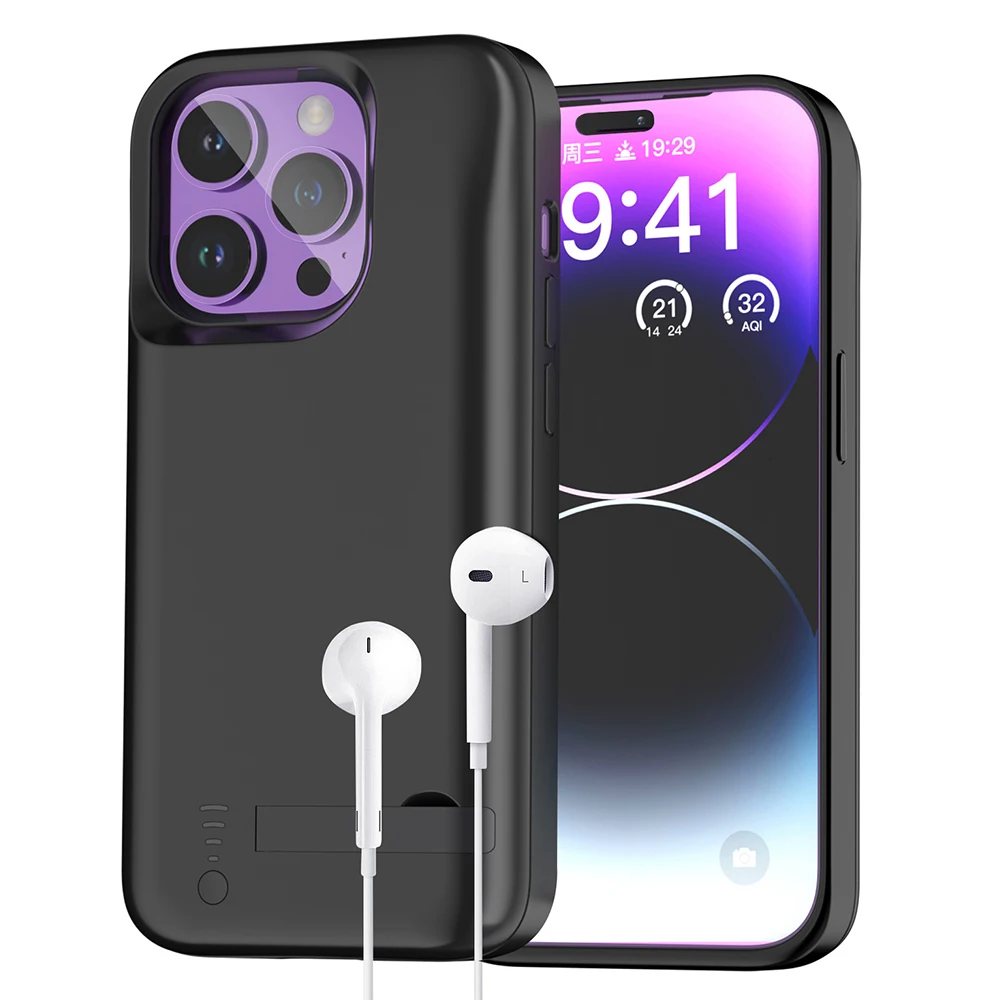 10000Mah dla iphone 15 14 Plus 13 Mini 12 Pro Max 11 Pro X XR XS Max 6 6S 7 8 Plus SE 2020 bateria ładowarka obudowa Power Case Bank