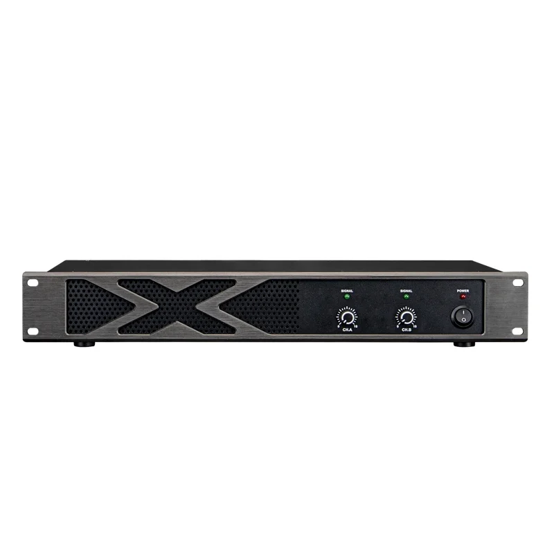 Xtuga Amplificatore digitale ad alta potenza Classe D Amplificatori audio in metallo a 2 canali 1200W per la vendita calda del palco