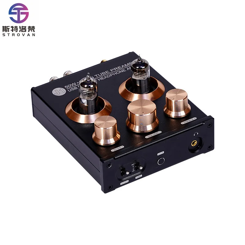 

2.0 Channel TPA3116 50W Aluminium Amplifier USB Stereo HiFi Home Audio Digital Class D Power Headphone Amp 2 Tubes