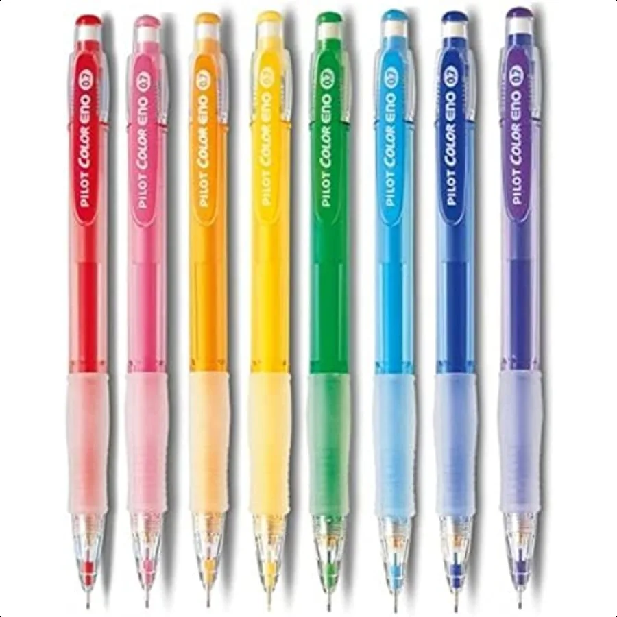 

Color Eno 0.7mm Automatic Mechanical Pencil 8 Color Set