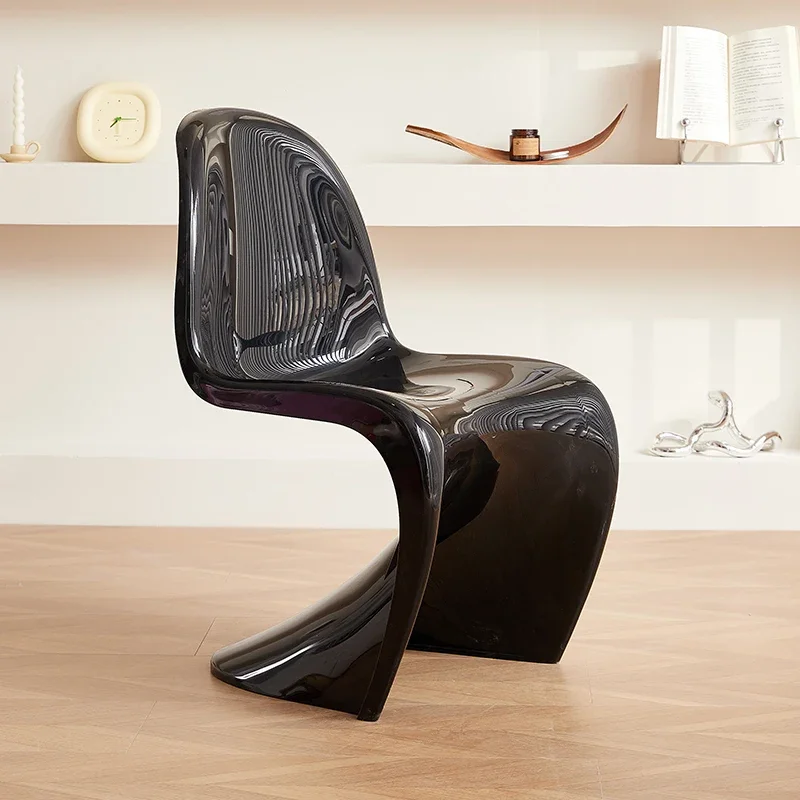 Design Minimalistischer Esszimmerstuhl Acryl Küche Bunter Bürostuhl Moderne Cadeira De Jantar Cadeira Wohnzimmermöbel