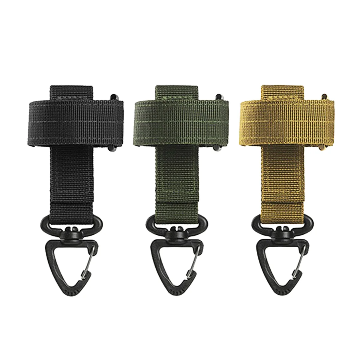 Glove Hanging Buckle Rope Storage Nylon Carabiner Multi-purpose Outdoor Keychain Tactical Gear Clip Keeper Hunting Hook Camping