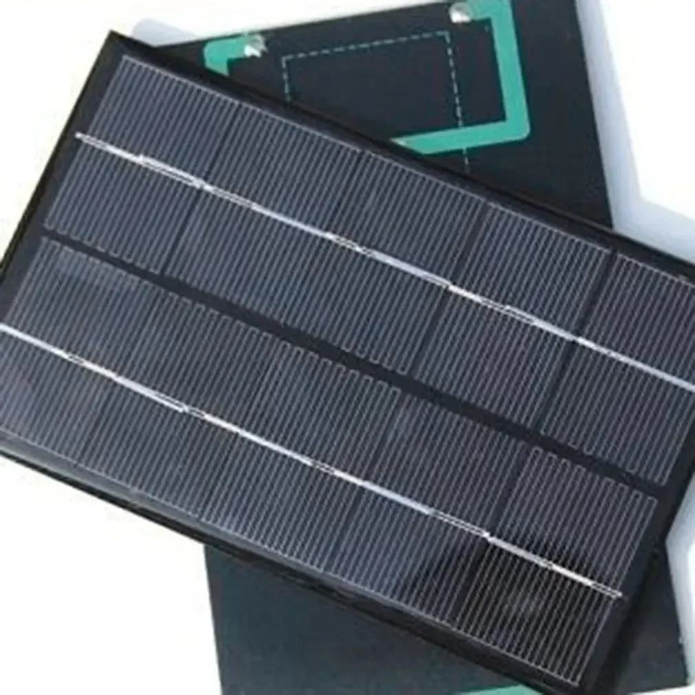 5W 6V Solar Panel Battery Charger DIY Solar Module with USB Port Foldable Portable Outdoor Solar Charging Board for Mobile Phone