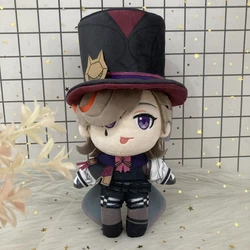 20cm Anime Genshin Impact Lyney Cosplay Plush Doll Toy Character Cute Soft Stuffed Pillow Christmas Halloween Gift