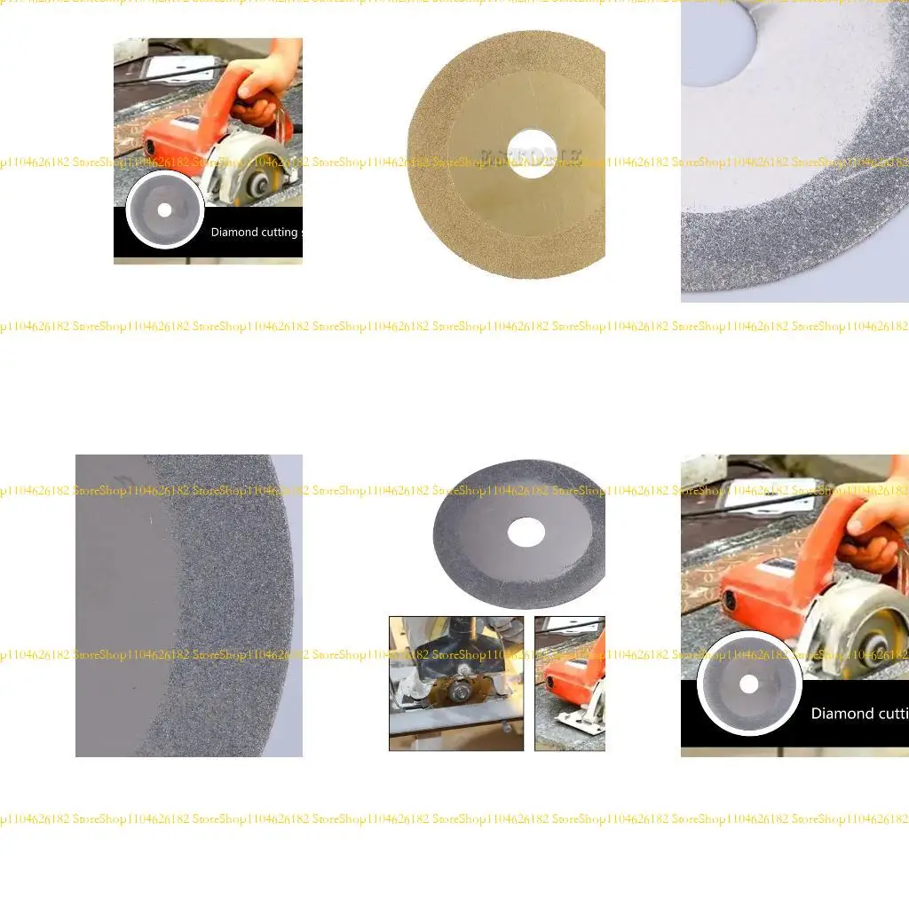 

Q2Q4 100mm 4" Diamond Coated Cutting Disc Flat Wheel Blade Grinding Glass Stone Tiles
