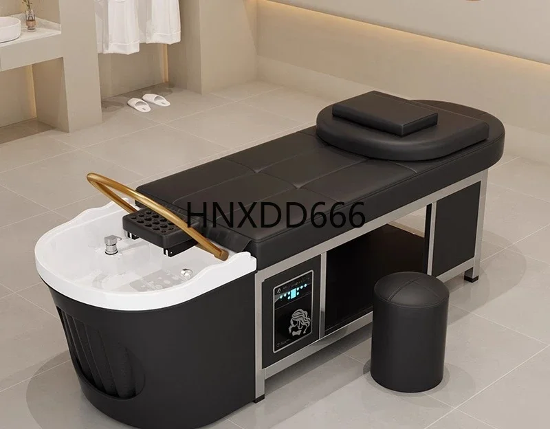 Arc basin tail hair salon head treatment bed water circulation fumigation water heater