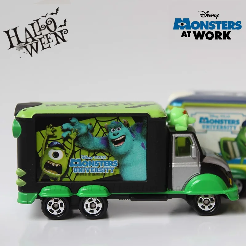 Figuras de acción de Disney Pixar para niños, juguetes de monstruos de la universidad, modelo de coche de Wazowski, monstruos de Halloween, Inc. Sullivan, Mike, regalos