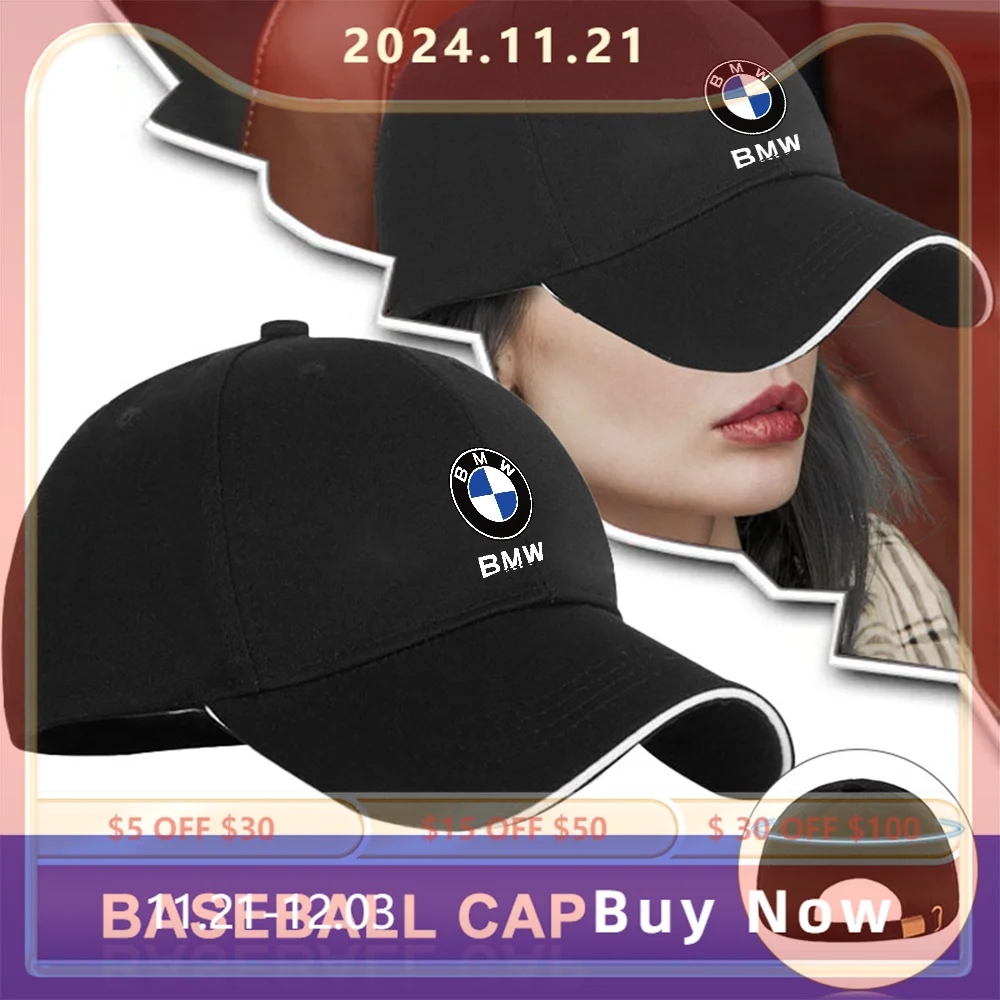 BMW Baseball Cap Outdoor Summer Sports Hat Embroidered Men Women Baseball Caps For BMW M Performance M3 M5 M6 F01 X5 Accessories