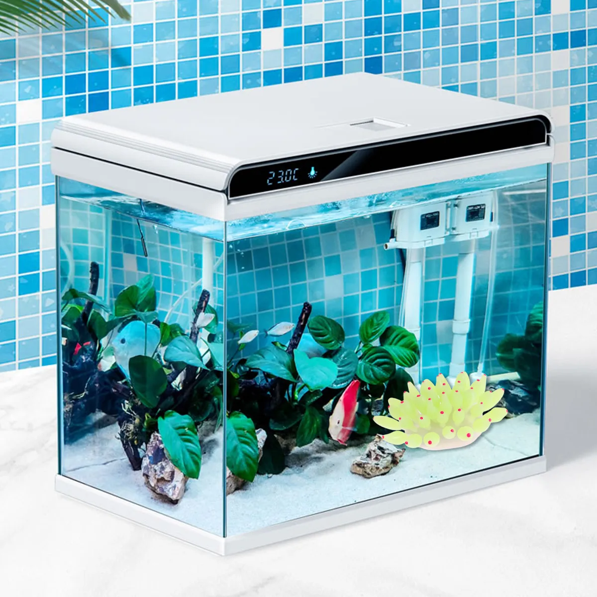 

Ornament Fish Tank Coral Fake for Aquarium Decoration Artificial Green Aquariums